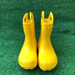 Kids Croc Rain Boots Sz 10C